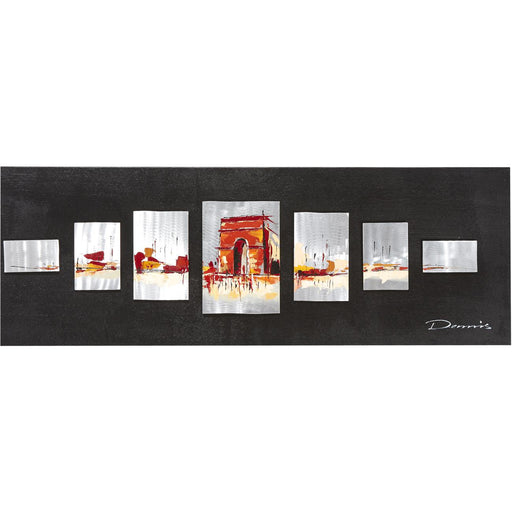 Tableau 42430 - TABLEAU ARC DE TRIOMPHE 120X40X5 - Lot de 4