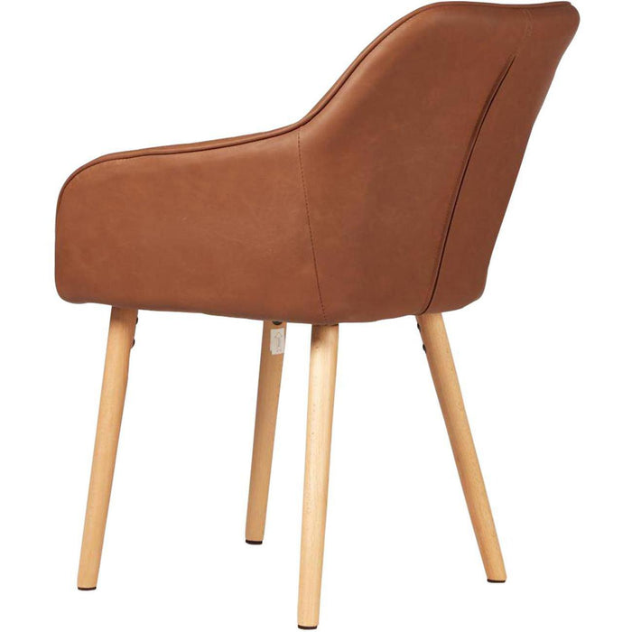 Chaise 61122MA - Lloyd Marron - Lot de 2