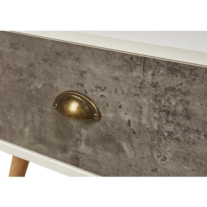 Chevet 60160BG - Olpe Gris & Blanc - Lot de 1