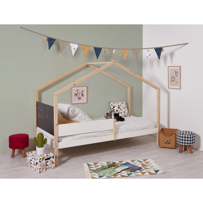 Pouf enfant 41300BU - Khalida Bleu - Lot de 2