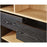 Meuble TV 49126NA - ST MORITZ Noir & Marron - Lot de 1