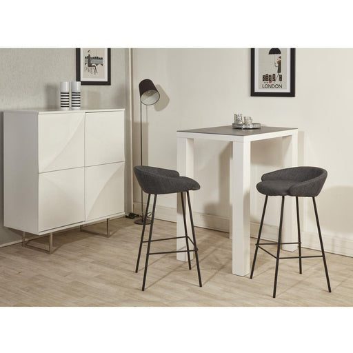 Chaise 74203GR - Irvington Gris Anthracite - Lot de 2