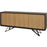Bahut 3 portes 49120NA - ST MORITZ Noir & Marron - Lot de 1