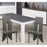 Chaise 58200GR - VENUS CHAISE PU 47,5 X 45 X 101 H - Lot de 1