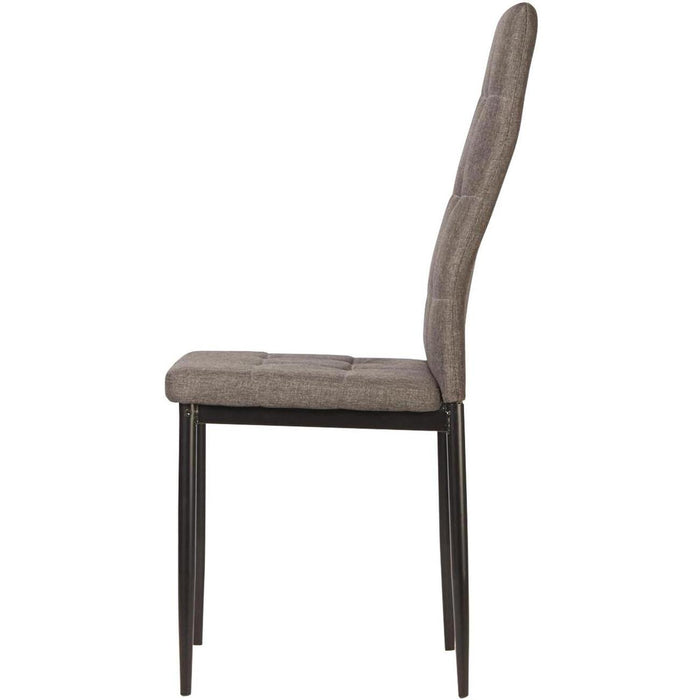 Chaise 58205GR - Kendal Gris - Lot de 4