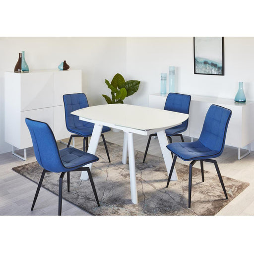 Chaise 50325BN - Geoffrey Bleu - Lot de 4