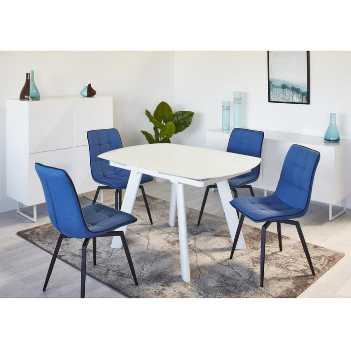Chaise 50325BN - Geoffrey Bleu - Lot de 4