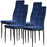 Chaise 58206BU - Bree Bleu - Lot de 4