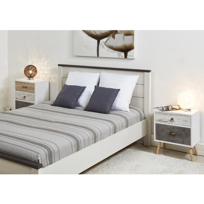 Chevet 60161BG - Boule Gris - Lot de 1