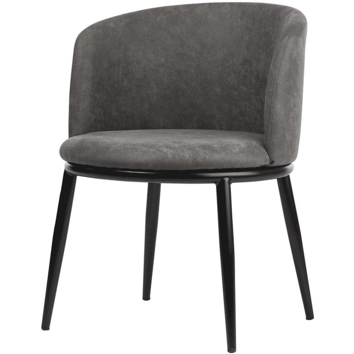 Chaise 74200GR - Collet Gris Anthracite - Lot de 2