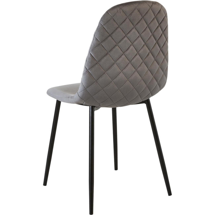 Chaise 39540GR - Hoverton Gris - Lot de 4
