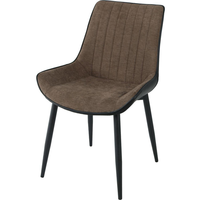 Chaise 55127TN - ST MORITZ Marron - Lot de 4