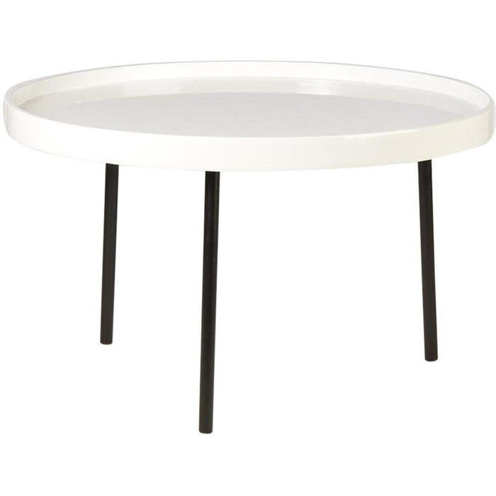 Table basse 65905BC - Aveiro Beige & Blanc - Lot de 1