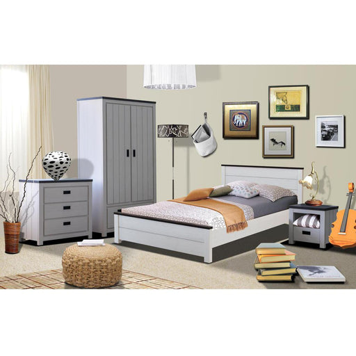 Lit 60170BN - Sweep Blanc - Lot de 1