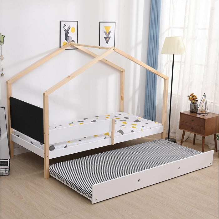 Tiroir de Lit 36154BL - Woody Blanc - Lot de 1