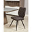 Chaise 52868MA - Gigi Marron - Lot de 2