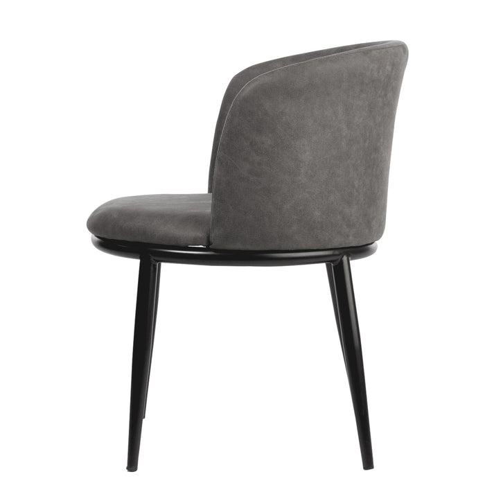 Chaise 74200GR - Collet Gris Anthracite - Lot de 2
