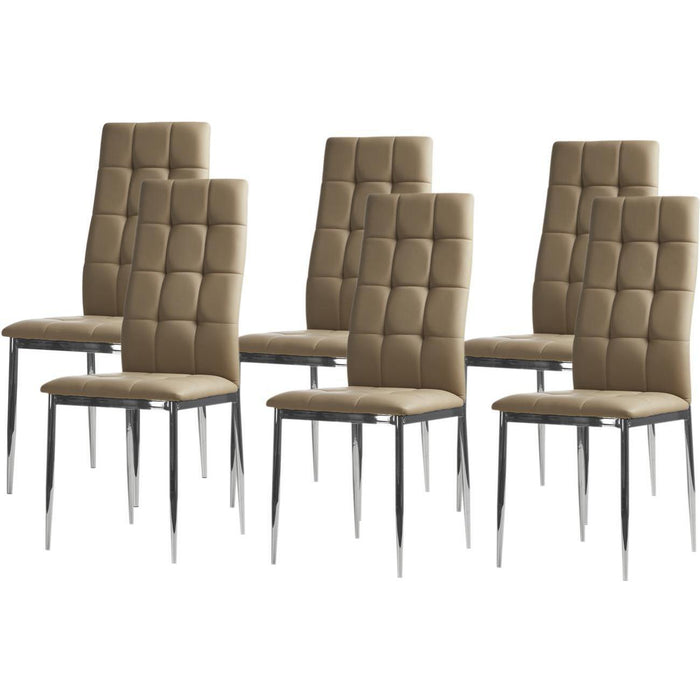 Chaise 58203TA - Ariba Beige - Lot de 4