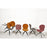 Chaise 40411MT - ENZO Jaune Moutarde - Lot de 4