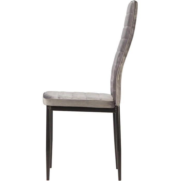 Chaise 58206GR - Bree Gris - Lot de 4
