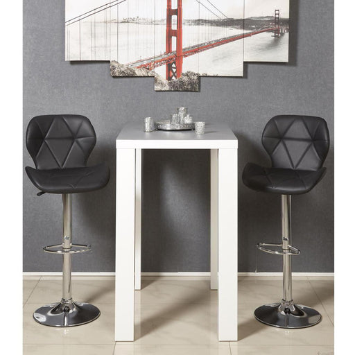 Chaise 47402NO - Zeke Noir - Lot de 2