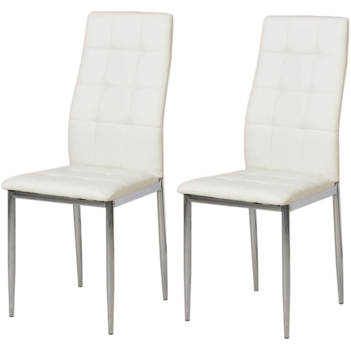 Chaise 58203BL - Ariba Blanc - Lot de 4