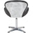 Chaise 47640NO - SPOON FAUTEUIL AVIATEUR CUIR VINTAGE VIEILLI 61X62X79 Noir - Lot de 1