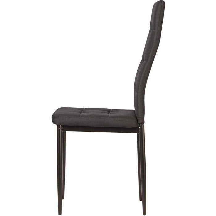 Chaise 58205NO - Kendal Noir - Lot de 4