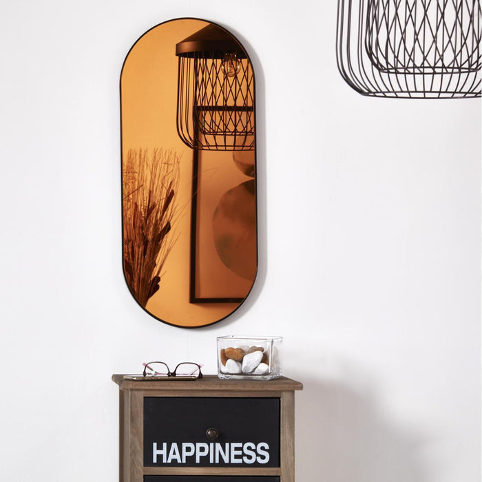 Deco miroir 67187NO - Kurk Or - Lot de 1