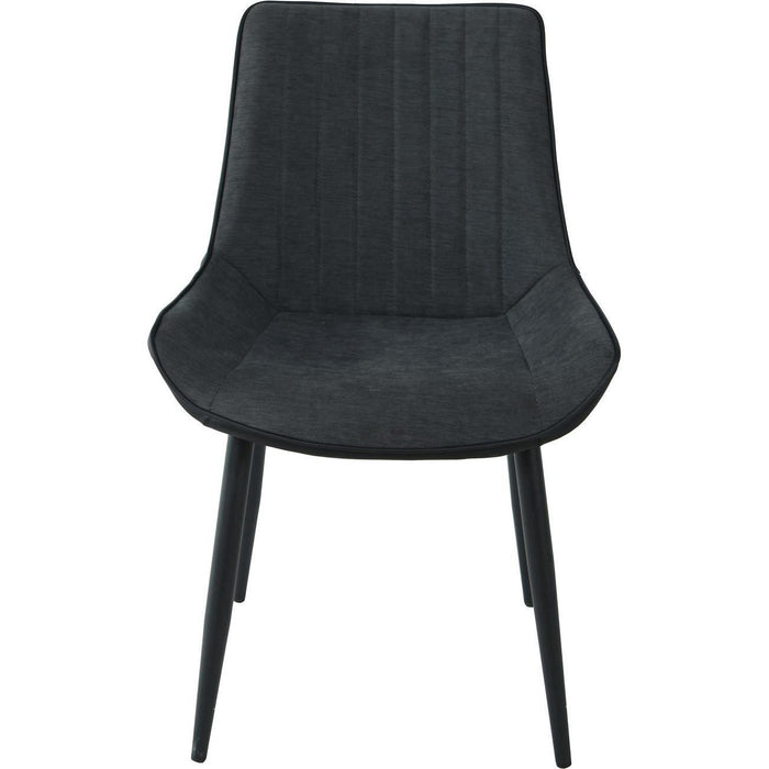Chaise 55127GN - ST MORITZ Gris Anthracite - Lot de 4