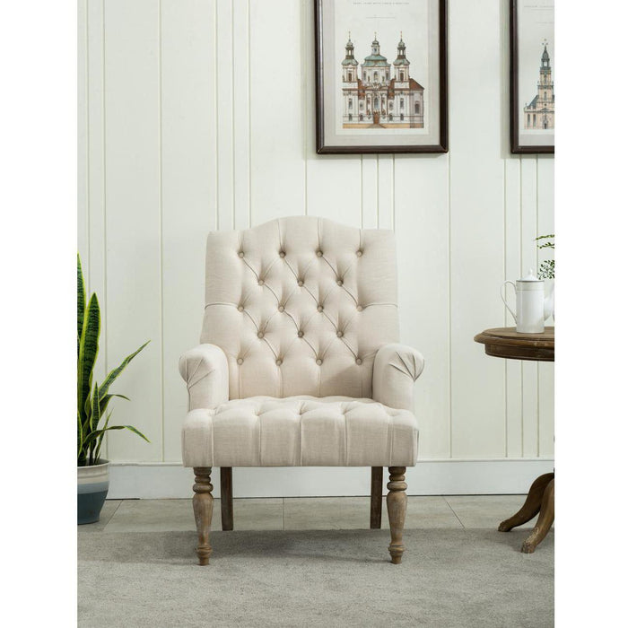 Chaise 61202LI - Hurley Beige - Lot de 1