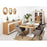 Chaise 52870TA - Gilou Bridge Beige - Lot de 2
