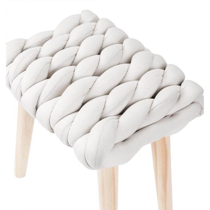 Pouf 13837BE - Dona Beige - Lot de 1
