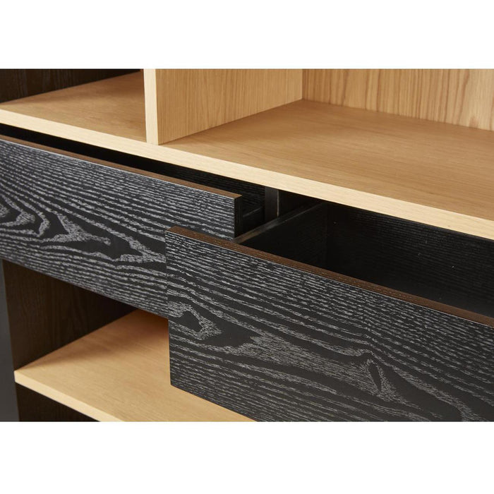 Vitrine 49123NA - ST MORITZ Noir & Marron - Lot de 1
