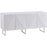 Bahut 4 portes 55112BL - Austin Blanc - Lot de 1