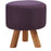 Pouf enfant 41300VI - Khalida Violet - Lot de 2
