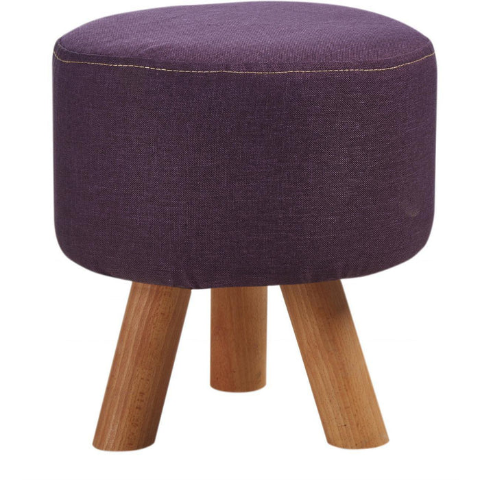 Pouf enfant 41300VI - Khalida Violet - Lot de 2