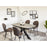 Chaise 58207GR - Flynn Gris - Lot de 4