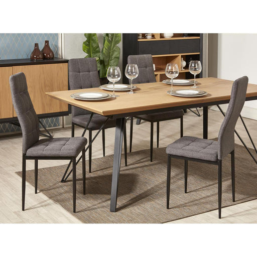 Chaise 58205GR - Kendal Gris - Lot de 4