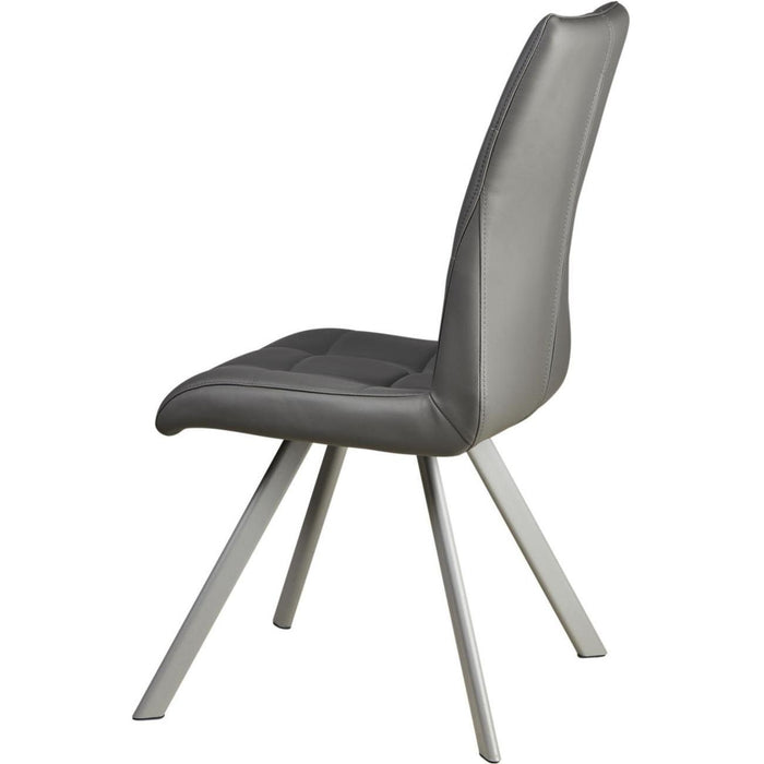 Chaise 52871GR - Wisteria Gris - Lot de 2