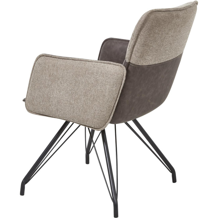 Chaise 52870TA - Gilou Bridge Beige - Lot de 2