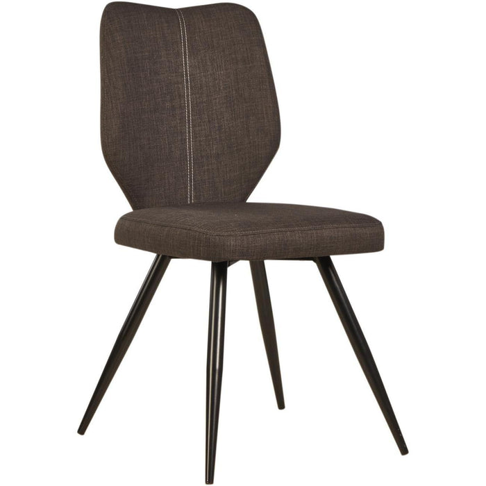 Chaise 52868MA - Gigi Marron - Lot de 2