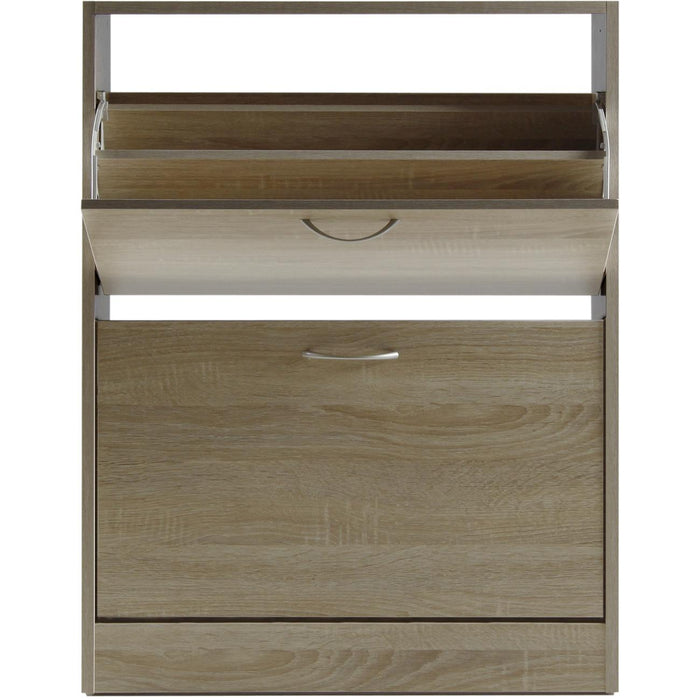 Meuble a chaussure 54320CE - MEUBLE A CHAUSSURES 2 PORTES 63 X 24 X 81.5 H - Lot de 2