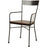 Chaise 42704NO - Hazel Noir - Lot de 2