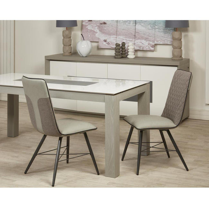 Chaise 50319GR - Orkney Gris - Lot de 2