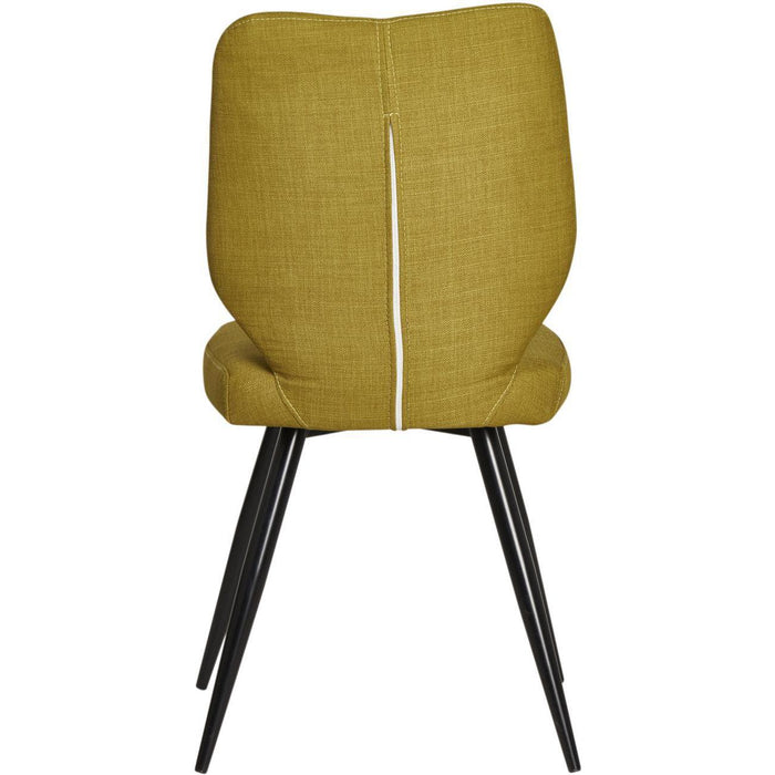 Chaise 52868VE - Gigi Jaune Moutarde - Lot de 2