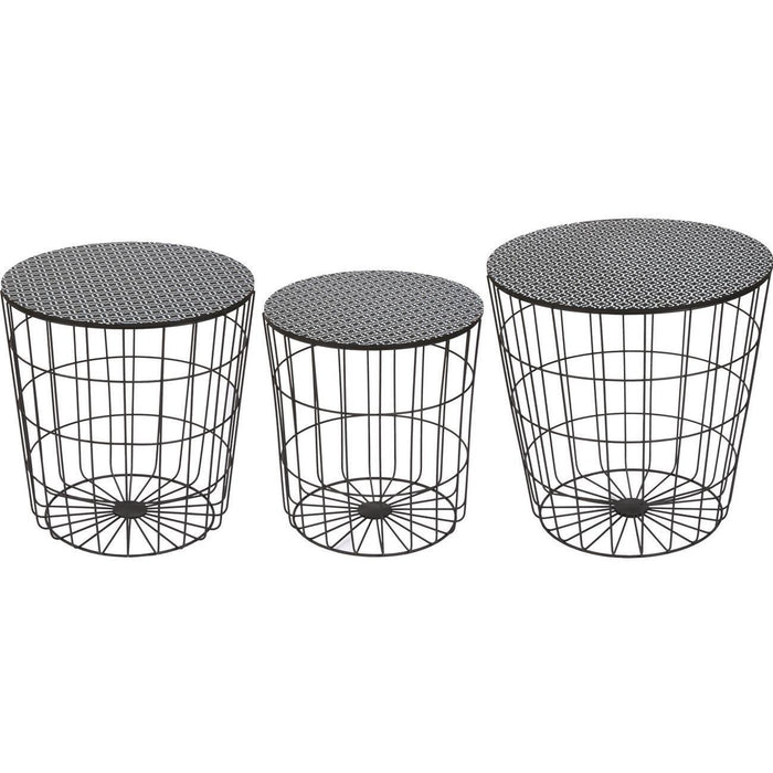 Table d'appoint 67050NO - Ophelia Noir - Lot de 1