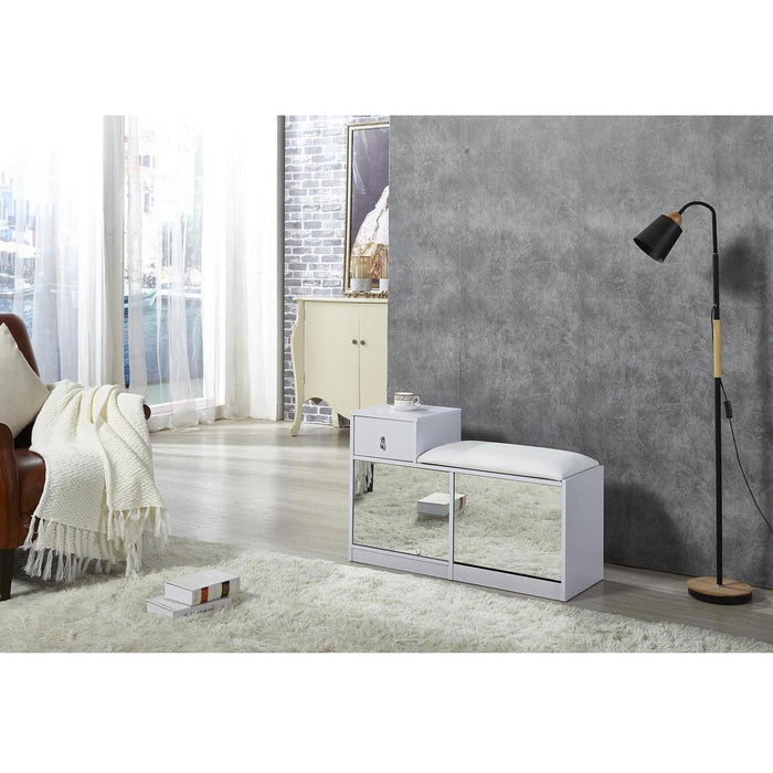 Meuble a chaussure 37262BL - Pryia Blanc - Lot de 1