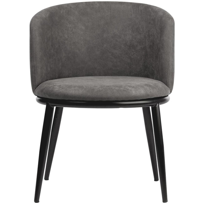 Chaise 74200GR - Collet Gris Anthracite - Lot de 2