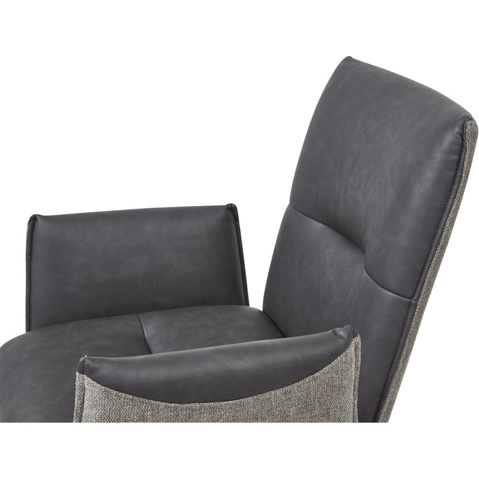 Fauteuil 52864GR - Jonas Bridge Gris - Lot de 2